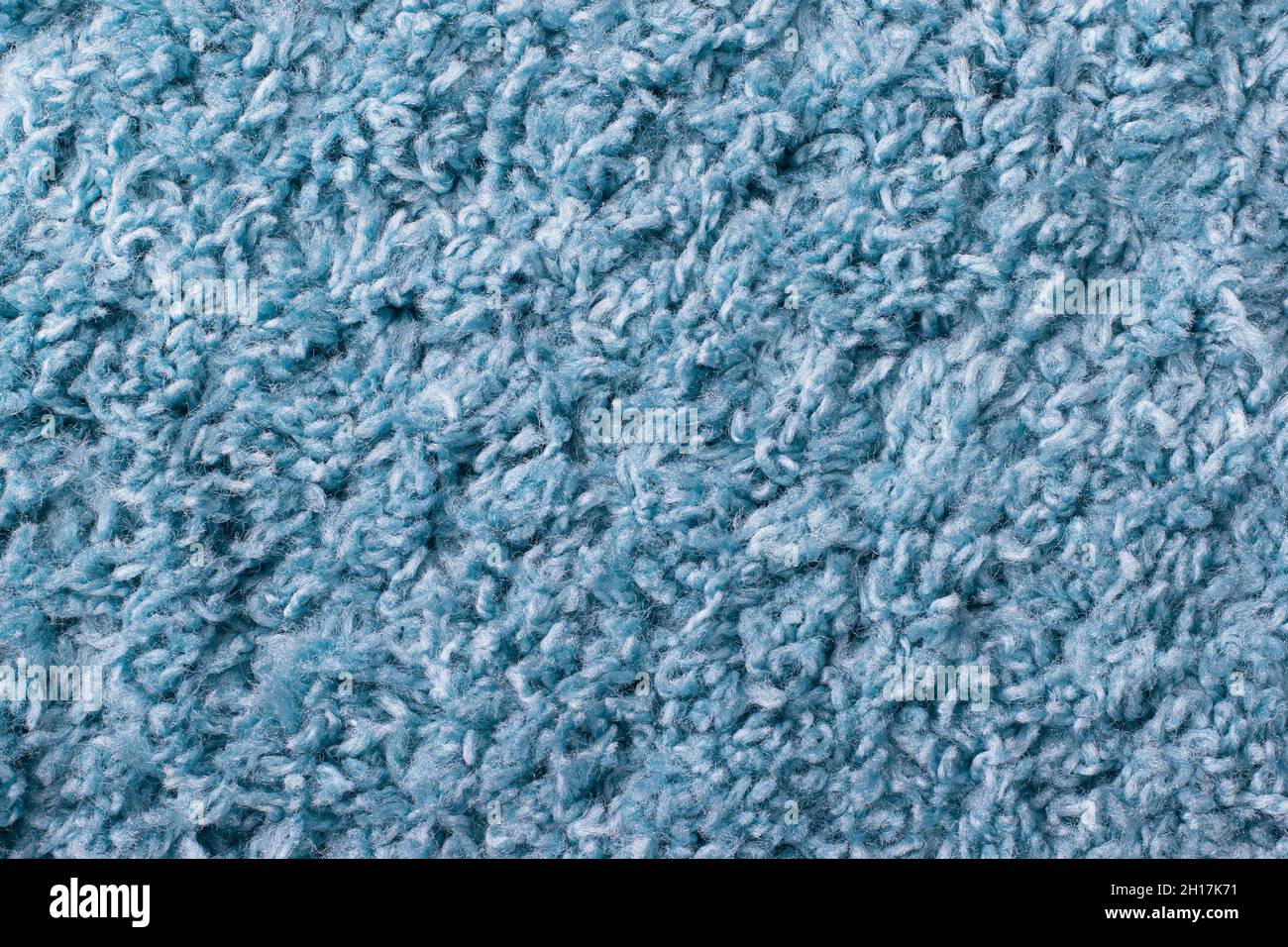 Texture de la pile de surface d'un tapis bleu Banque D'Images