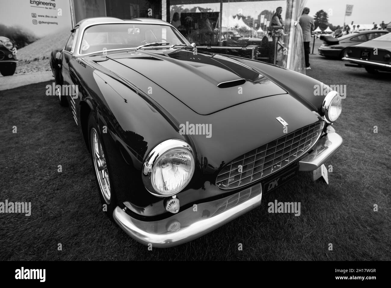 1957 Ferrari 250 GT LWB Berlinetta de Zagato, exposée au Concours d’élégance qui s’est tenu au Palais de Blenheim le 5 septembre 2021 Banque D'Images