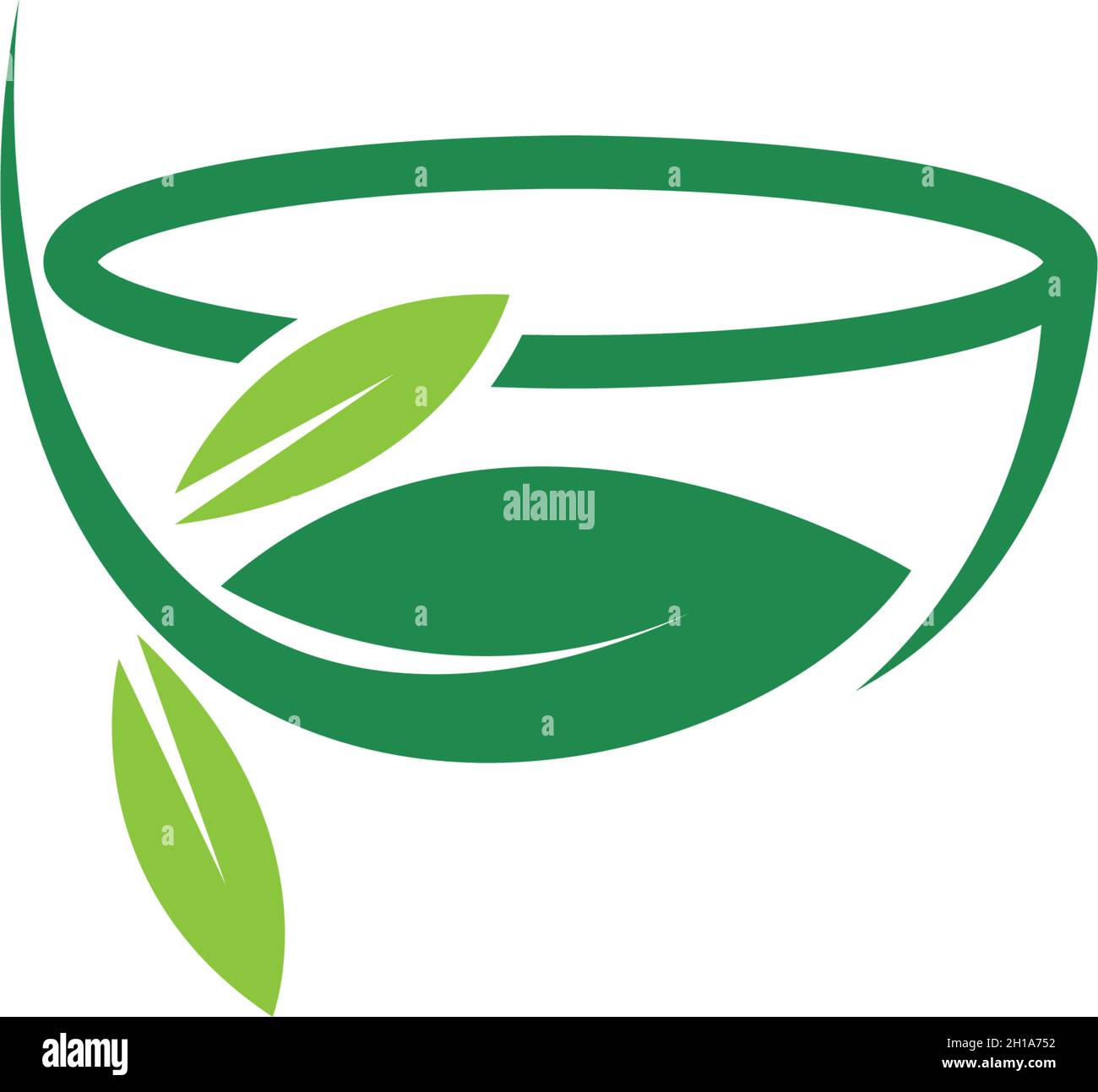 Bol icône logo plat modèle vectoriel Illustration de Vecteur
