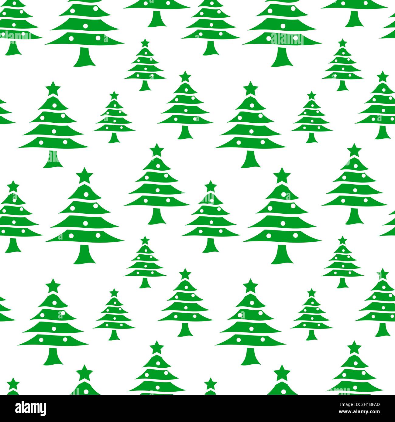 Motif arbre de Noël pour modèle d'impression Banque D'Images