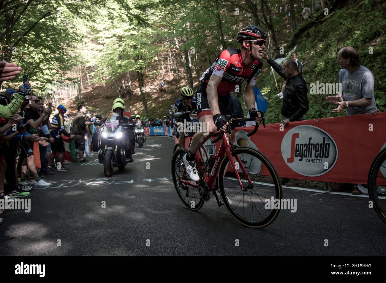 Giro d'Italia Stage 11 Firenze à Bagno di Romagna, Italie.17 mai 2017.Ben Hermans. Banque D'Images