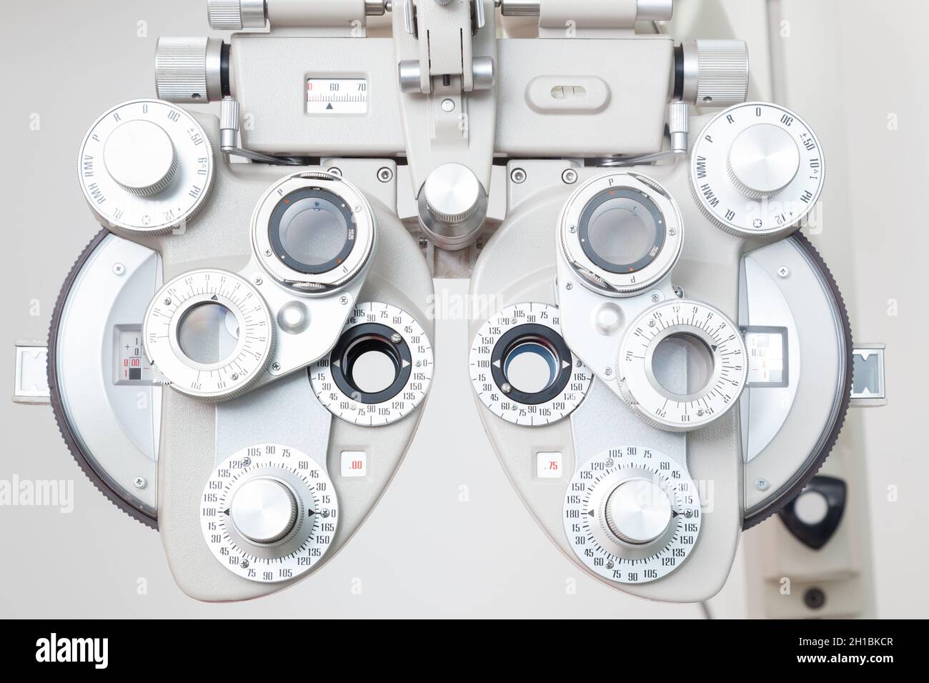 Machine classique pour vérifier l'état de vision Banque D'Images