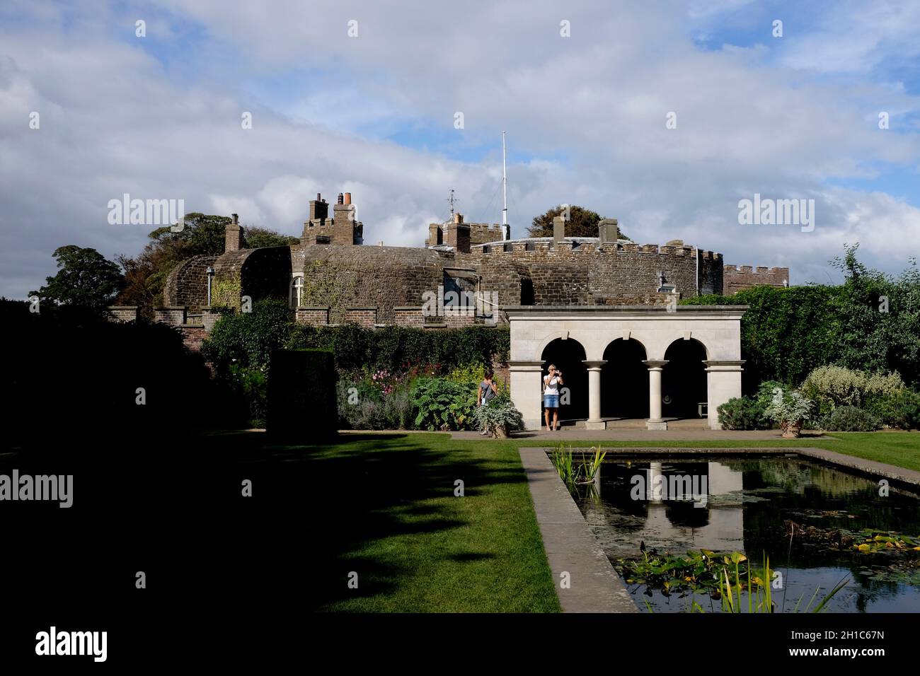 le château et les jardins de walmer est un fort côtier à deal, à l'est de kent, royaume-uni septembre 2021 Banque D'Images