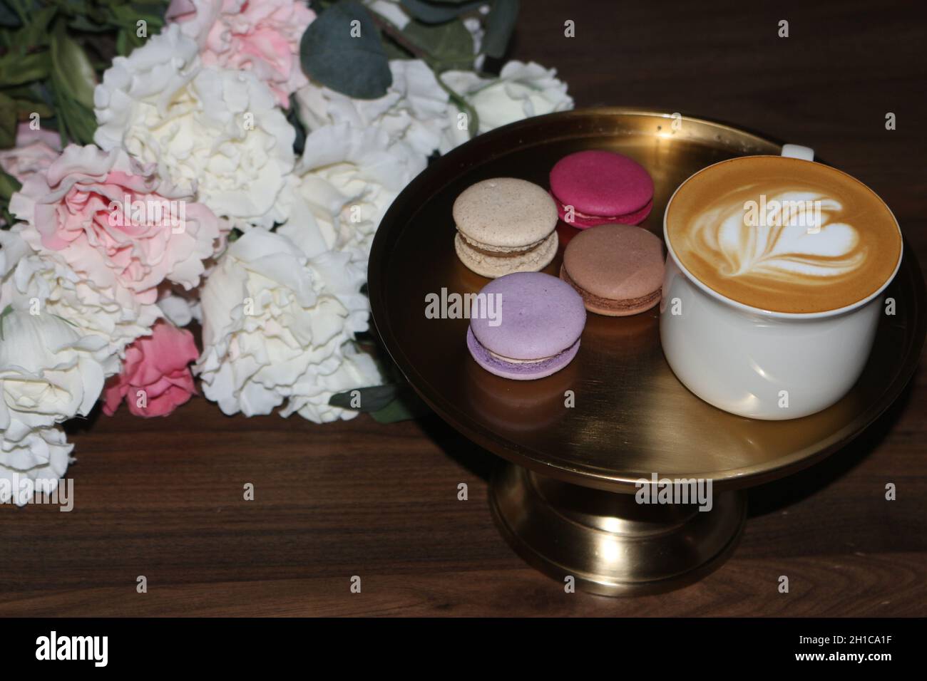 Café latte Banque D'Images