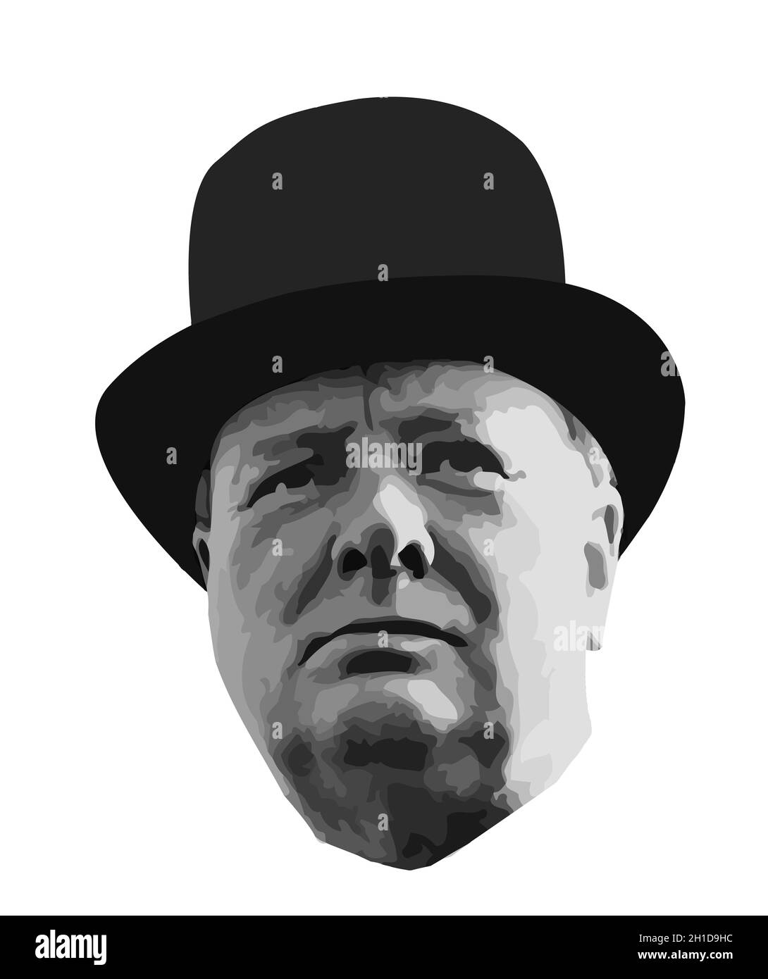 Winston Churchill royaume-uni politique Histoire de la guerre illustration éditorial Banque D'Images Winston Churchill royaume-uni politique Histoire de la guerre illustration éditorial Banque D'Images