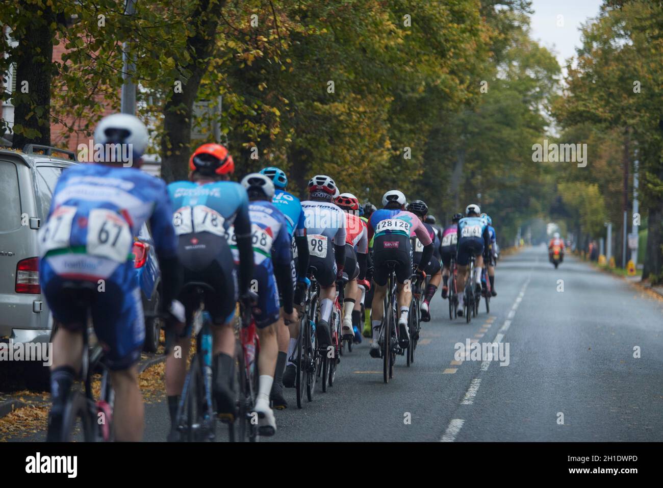 2021 HSBC Royaume-Uni | National Road Championships, Lincoln Elite menÕs résultat : 1.Ben Swift (équipe Ineos Grenadiers) 2.Fred Wright (Bahreïn victorieux) 3.Ethan Hayter (équipe Ineos Grenadiers) Banque D'Images