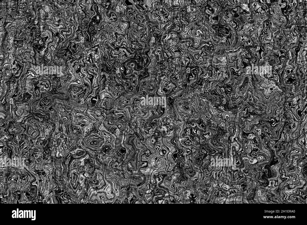 Arrière-plan abstrait de motif de pixels noir et blanc. Banque D'Images