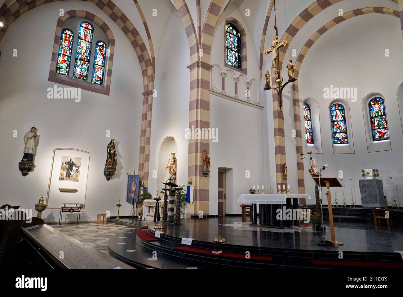 Katholische Pfarrkirche St. Germanus, Wesseling, Nordrhein-Westfalen, Deutschland Banque D'Images