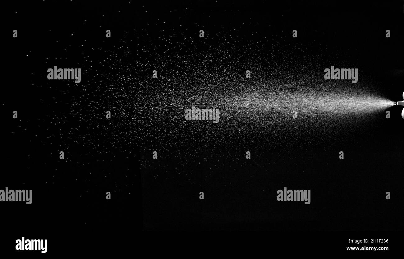 jet d'eau goutte vapeur goutte air brouillard Banque D'Images