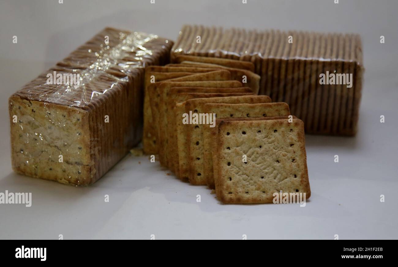 salvador, bahia / brésil - 26 mai 2020: des biscuits de papillote de crème sont vus à l'extérieur du paquet. *** Légende locale *** Banque D'Images