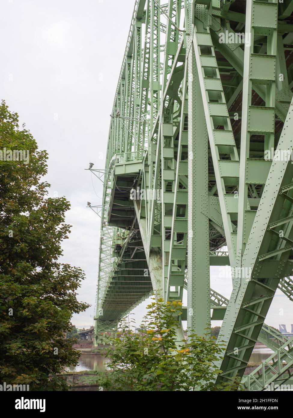 Pont routier historique de Runcorn Banque D'Images