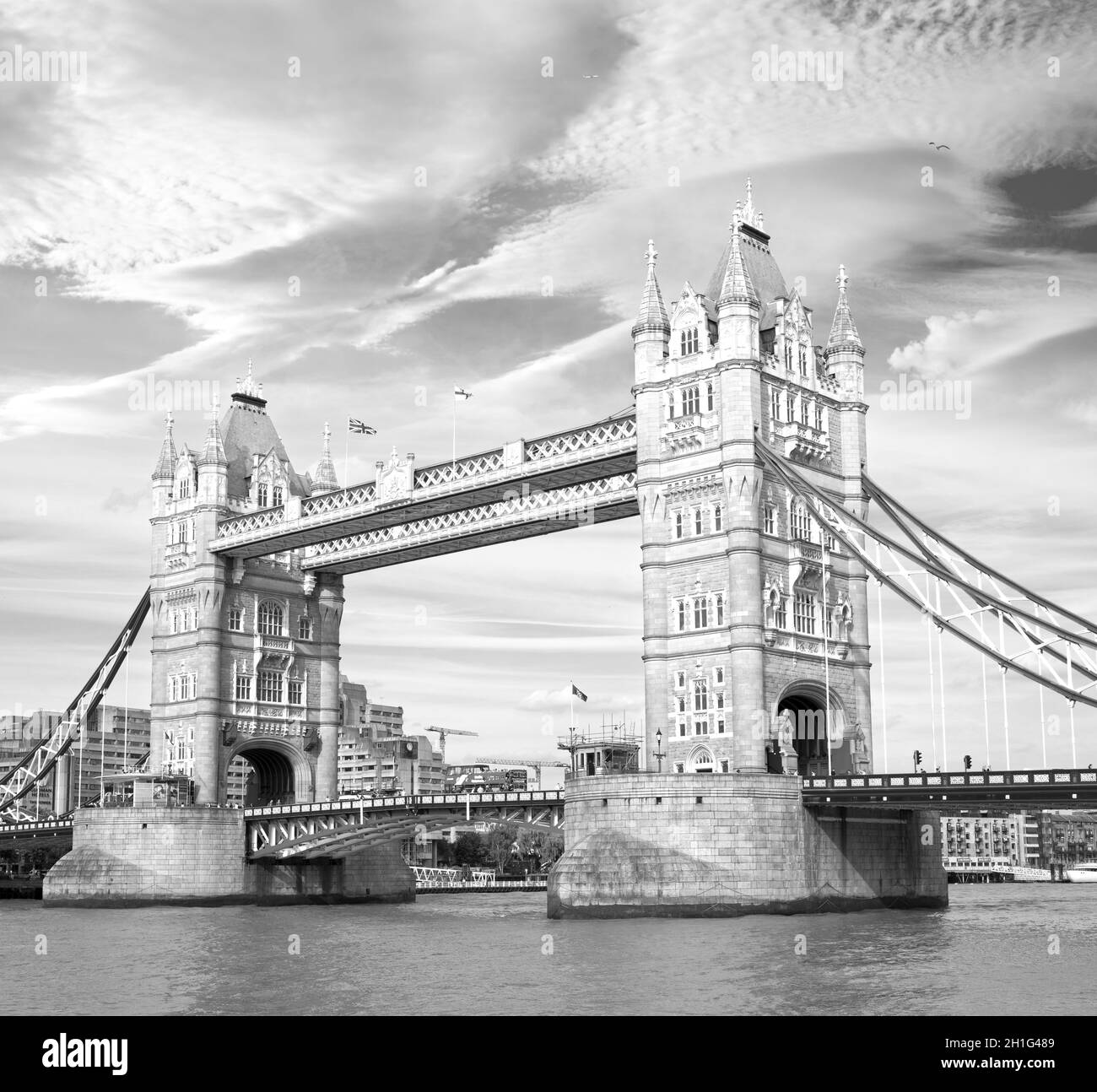 La London Tower Bridge sur la tamise Banque D'Images