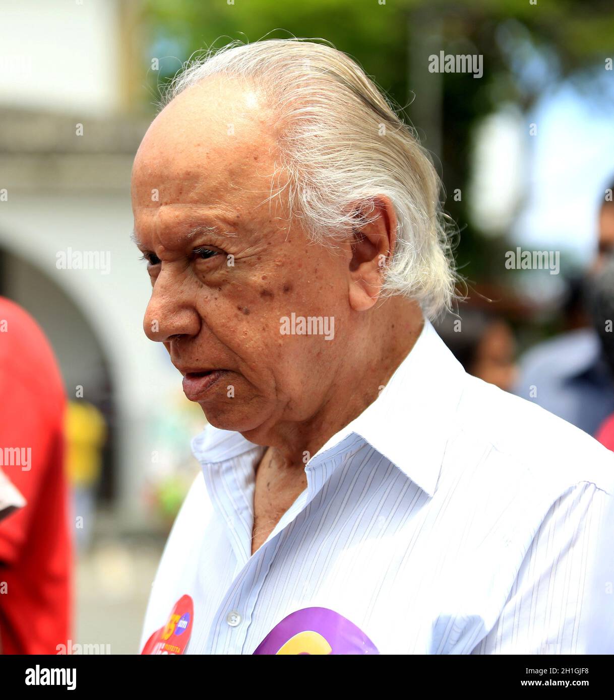 salvador, bahia / brésil - 2 octobre 2016: Haroldo Borges Rodrigues Lima, politicien brésilien vu dans la ville de Salvador.*** Légende locale *** Banque D'Images