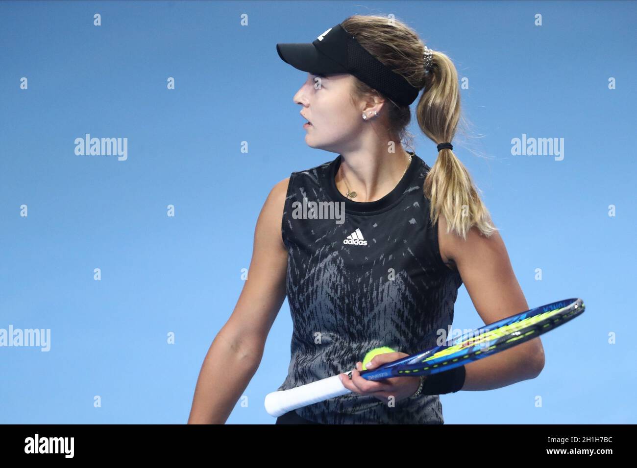 Moscou, Russie - 18 OCTOBRE 2021, Anna Kalinskaya pendant la VTB Kremlin Cup 2021 au Palais de gymnastique Irina Viner-Usmanova à MOSCOU, - 18 OCTOBRE : (photo d'Anatoliy Medved) Banque D'Images