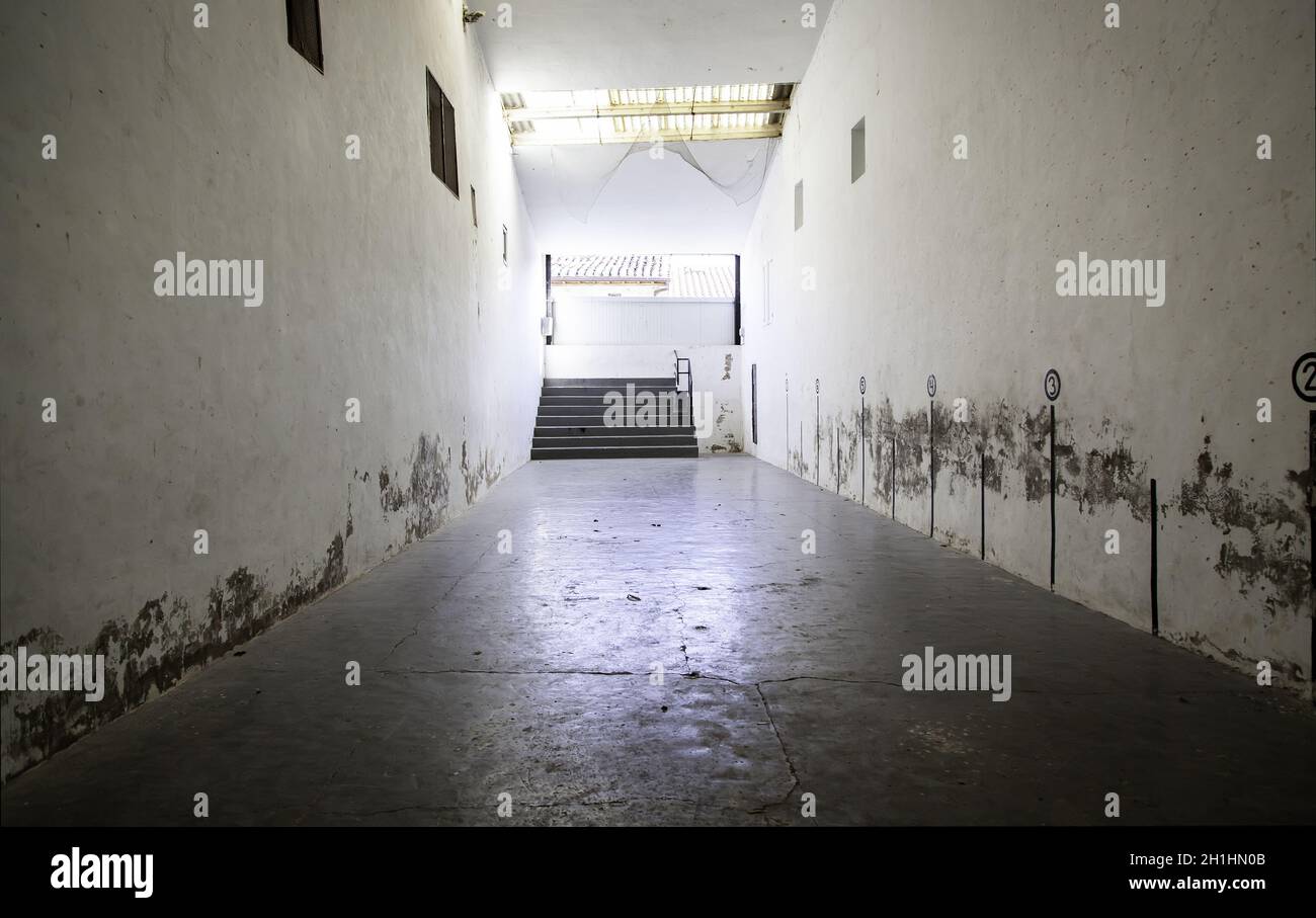 Détail du vieux sport traditionnel espagnol, spectacle et compétition Banque D'Images