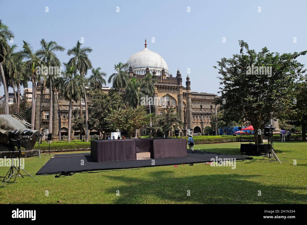 Le Chhatrapati Shivaji Maharaj Vastu Sangrahalaya anciennement le Musée du Prince de Galles à Mumbai, en Inde Banque D'Images