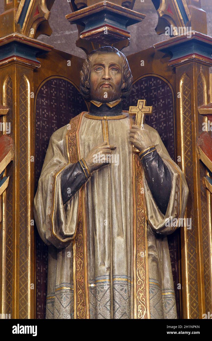 Saint françois xavier statue Banque de photographies et d’images à