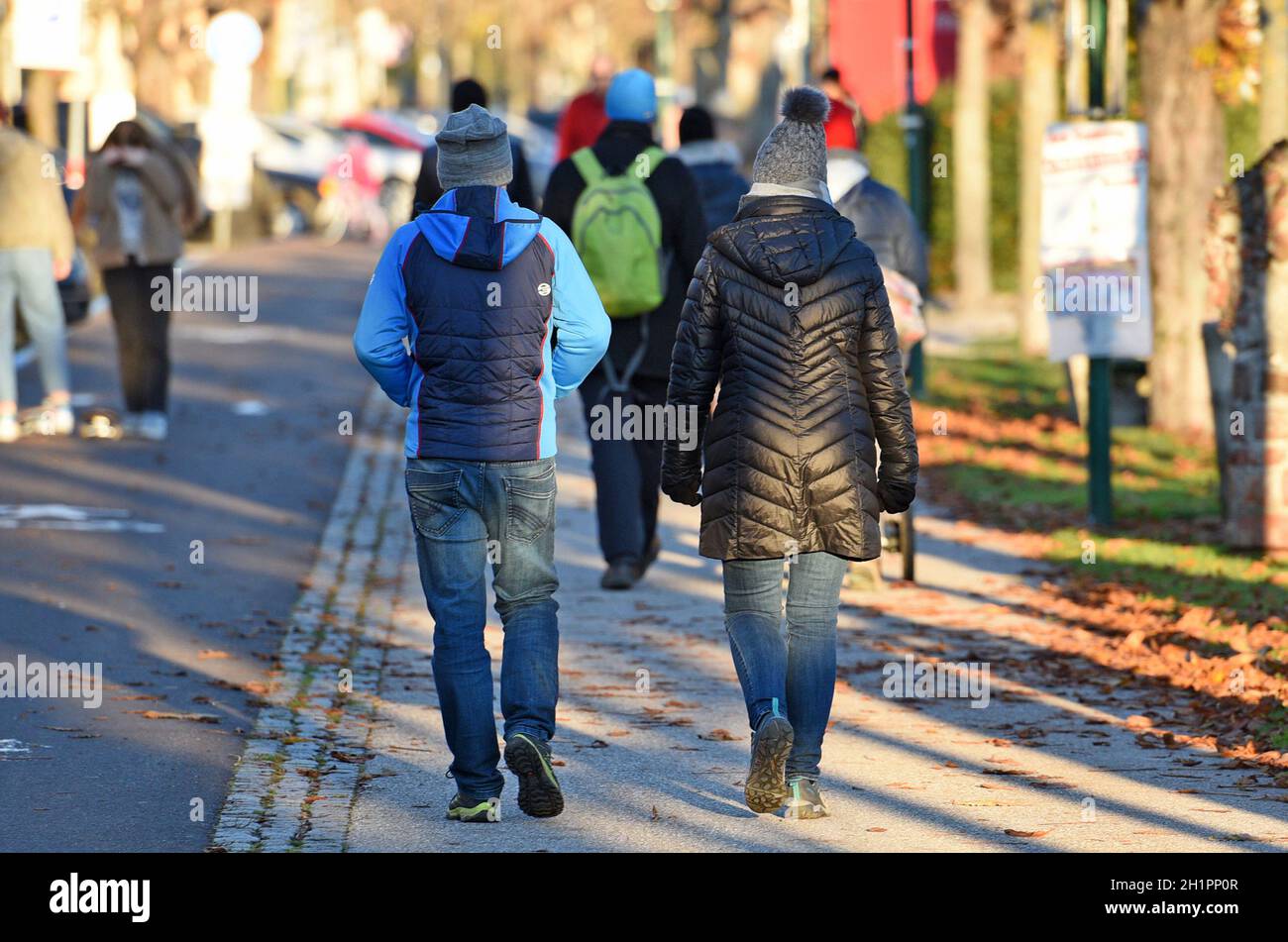 Erholung im Freien im Salzkammergut während des lockdown à Österreich (Europa) - Loisirs de plein air dans le Salzkammergut pendant le lockdown à Aust Banque D'Images