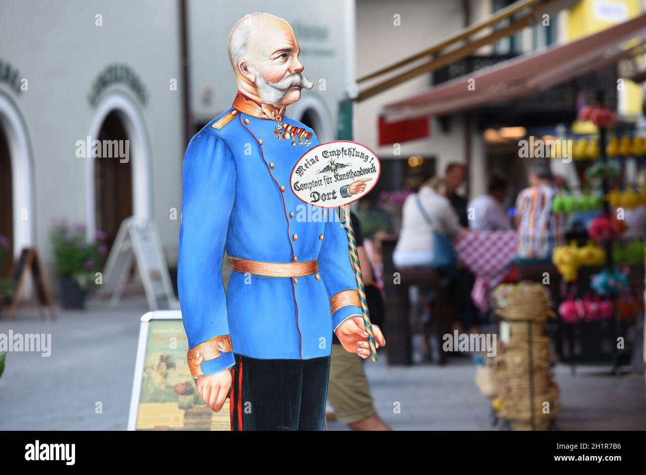 Sankt Wolfgang am Wolfgangsee, Bezirk Gmunden, Salzkammergut, Oberösterreich, Österreich,Europa - Sankt Wolfgang sur le lac Wolfgangsee, Gmunden discic Banque D'Images