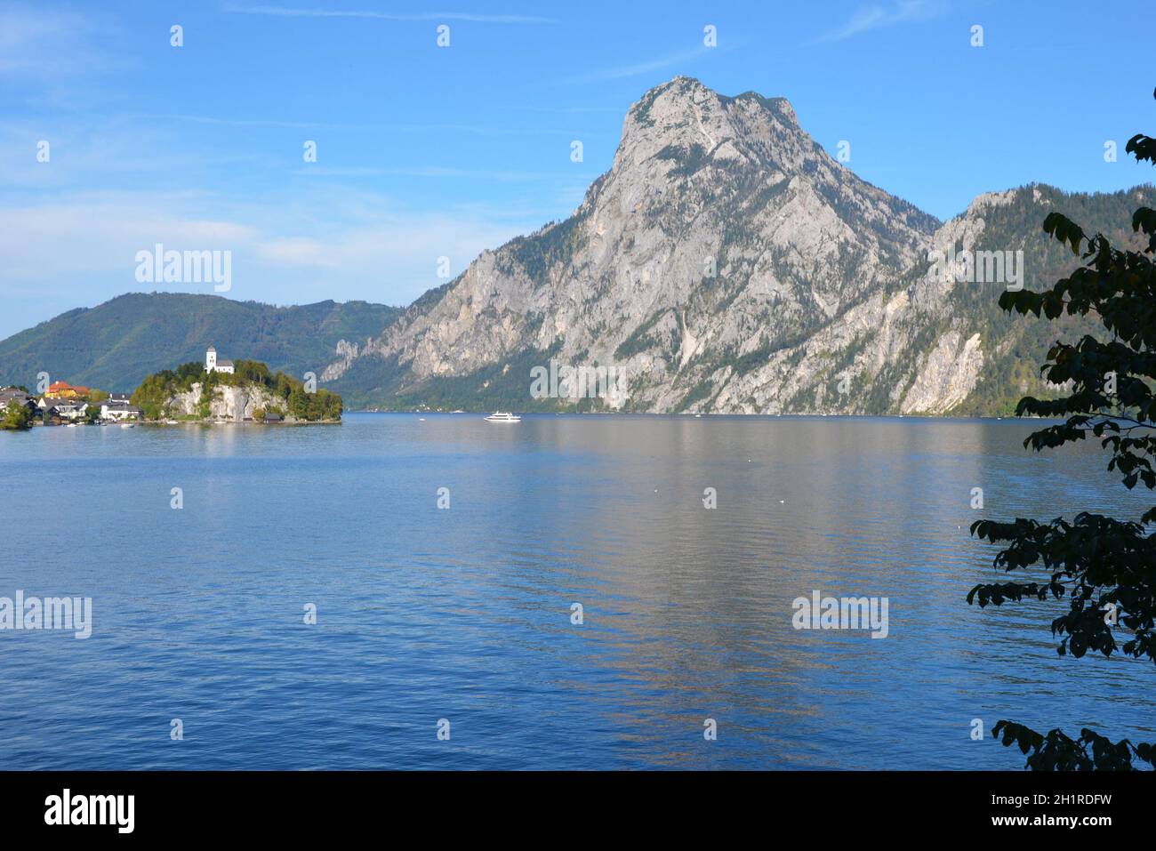 Ansicht von Traunkirchen am Traunsee, Salzkammergut, Österreich, Europa - vue de Traunkirchen sur Traunsee, Salzkammergut, Autriche, Europe Banque D'Images