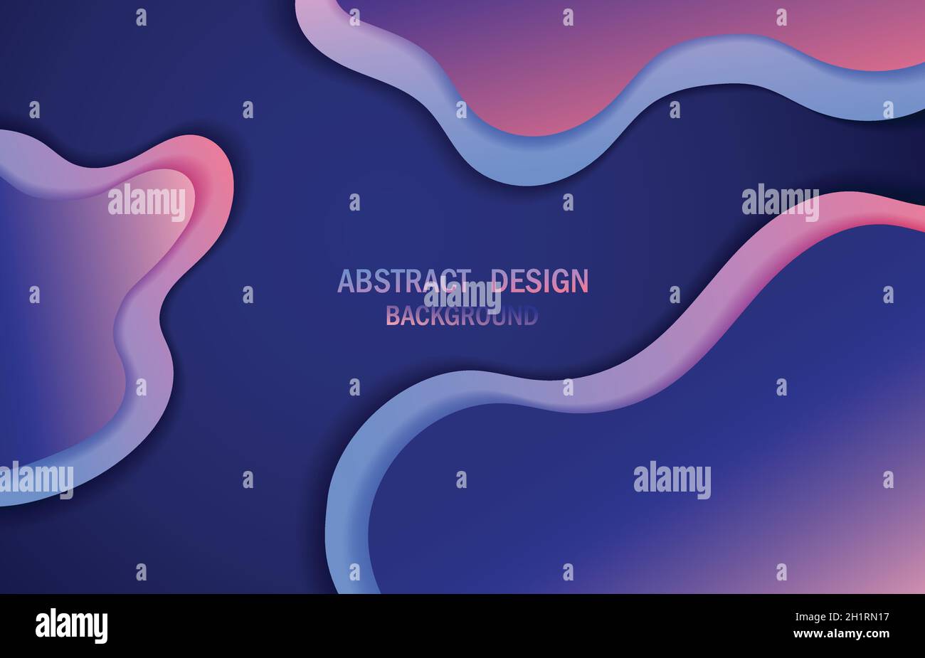 Motif abstrait dégradé de couleurs avec modèle de ligne à rayures à motif ondulé.Fond décoratif de la conception d'illustrations se chevauchant. Vecteur d'illustration Illustration de Vecteur