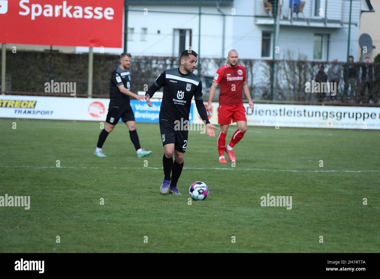 Nicolas Jann (SSV Ulm 1846) im Spiel der Fussball-RL SW 20-21: 28.Sptg: Bahlinger SC - SSV Ulm Banque D'Images