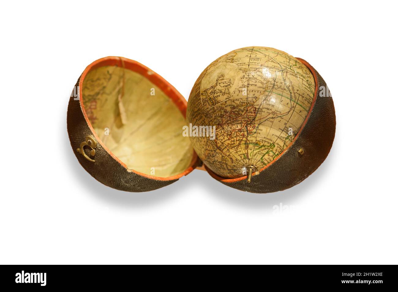 Globe-housse à la taille. Par Cary, 1791. Musée naval de Madrid, Espagne Banque D'Images