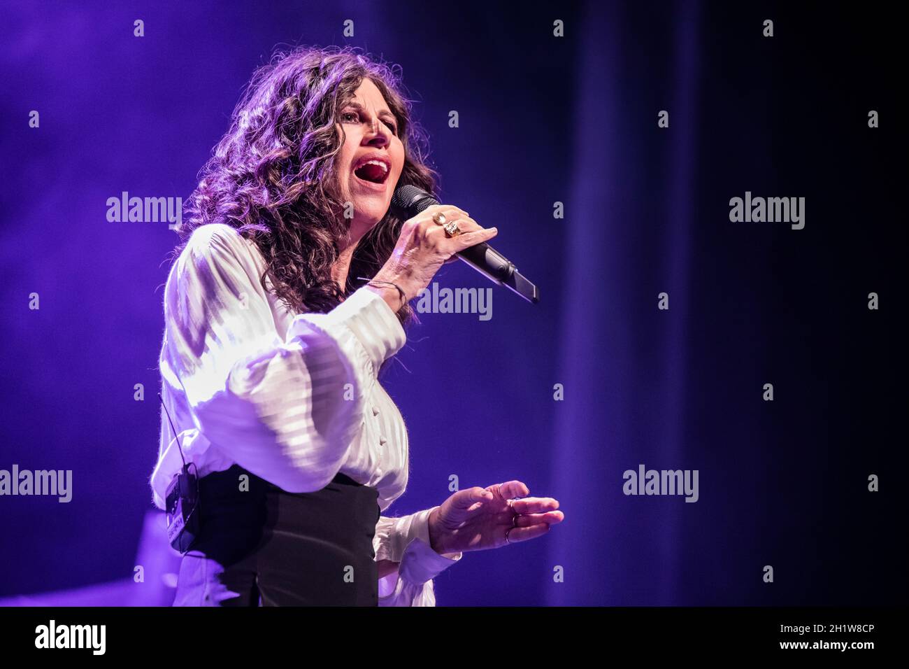 Barcelone, Espagne.2021.10.15. Eleftheria Arvanitaki concert de chanteur à Sala BARTS.Photographe: Aitor Rodero. Banque D'Images