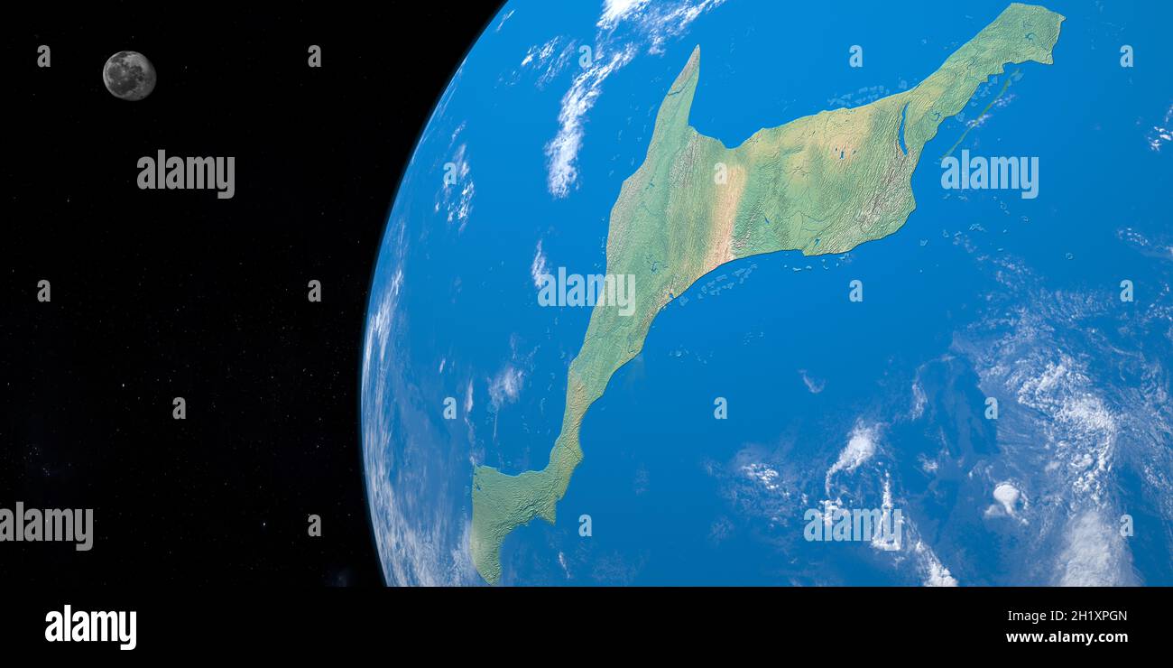 Ur Terre supercontinent dans planète terre Banque D'Images