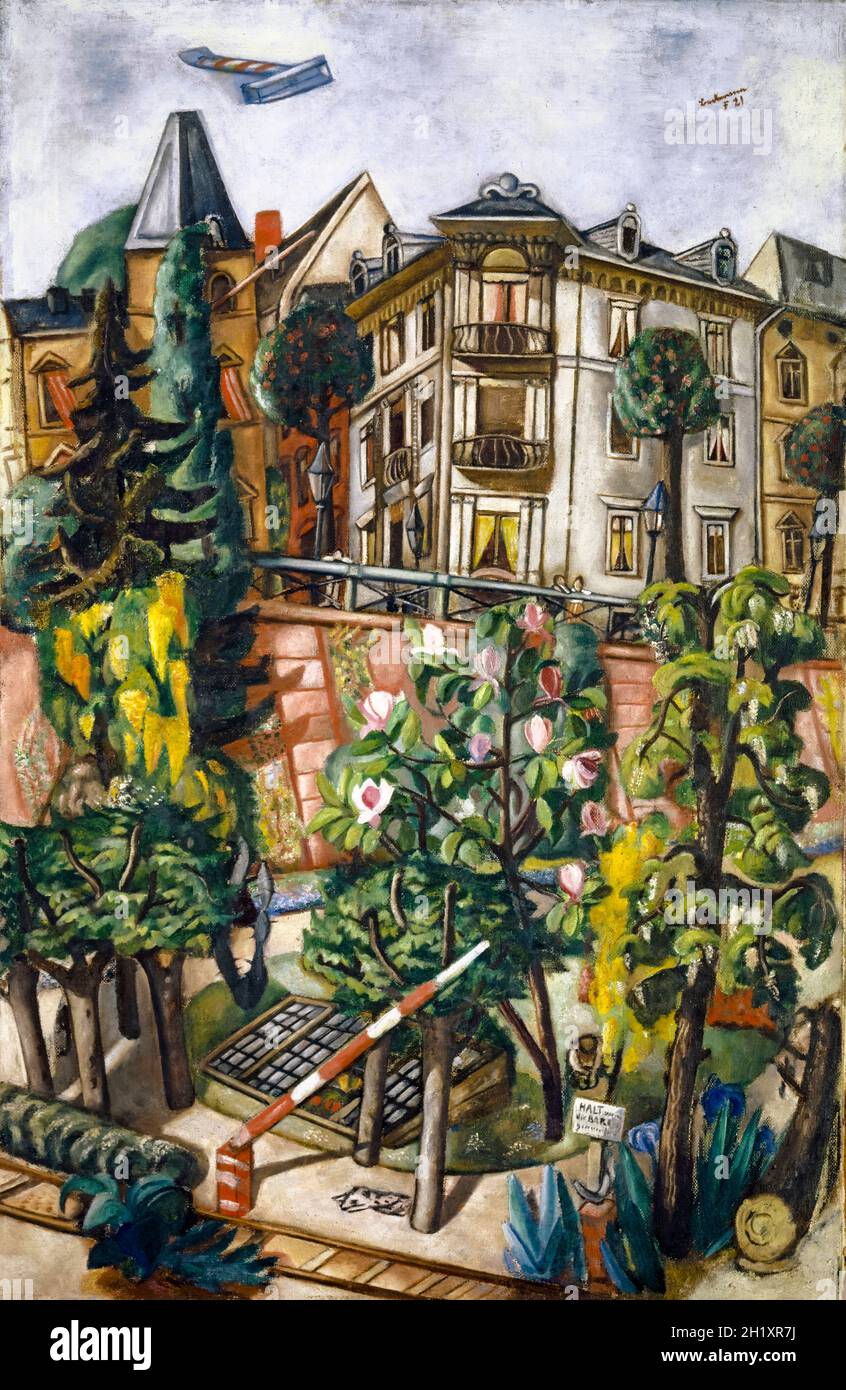 Max Beckmann, peinture, la Nizza à Francfort-sur-le-main, 1921 Banque D'Images