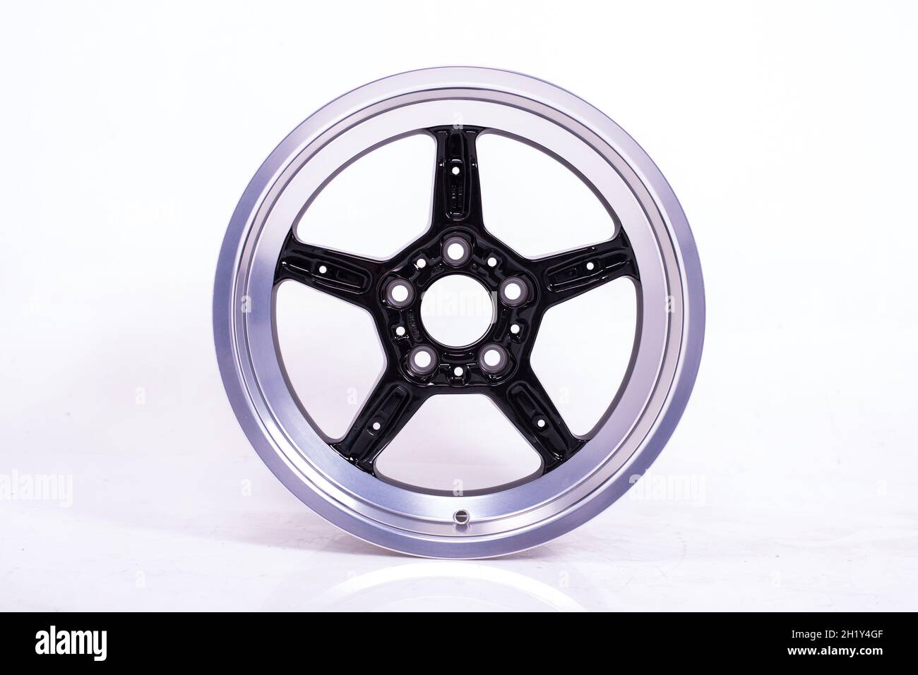 BMW e34 M5 style 21 lancer star classique 17'' roues en alliage Banque D'Images