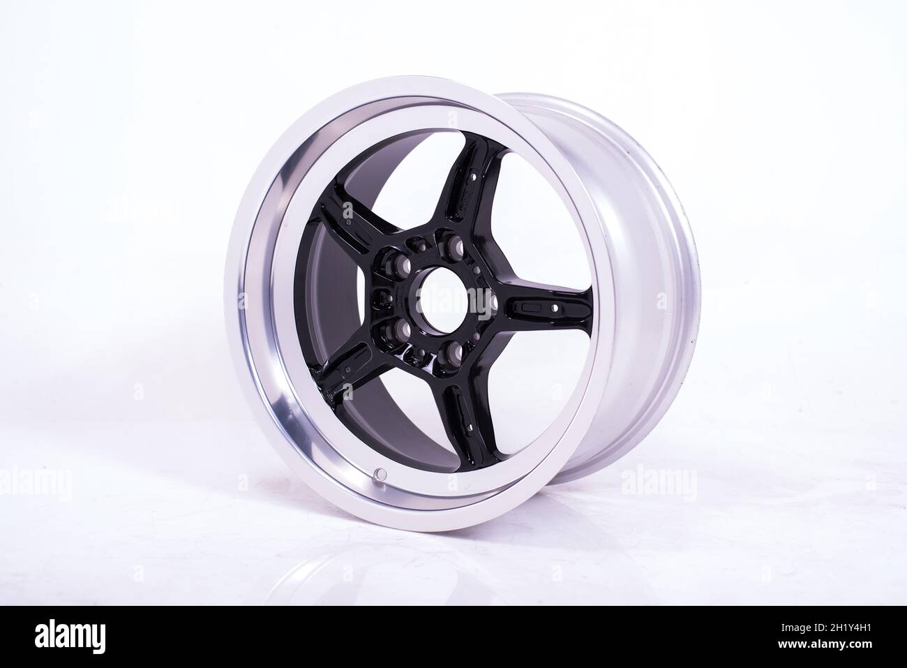 BMW e34 M5 style 21 lancer star classique 17'' roues en alliage Banque D'Images