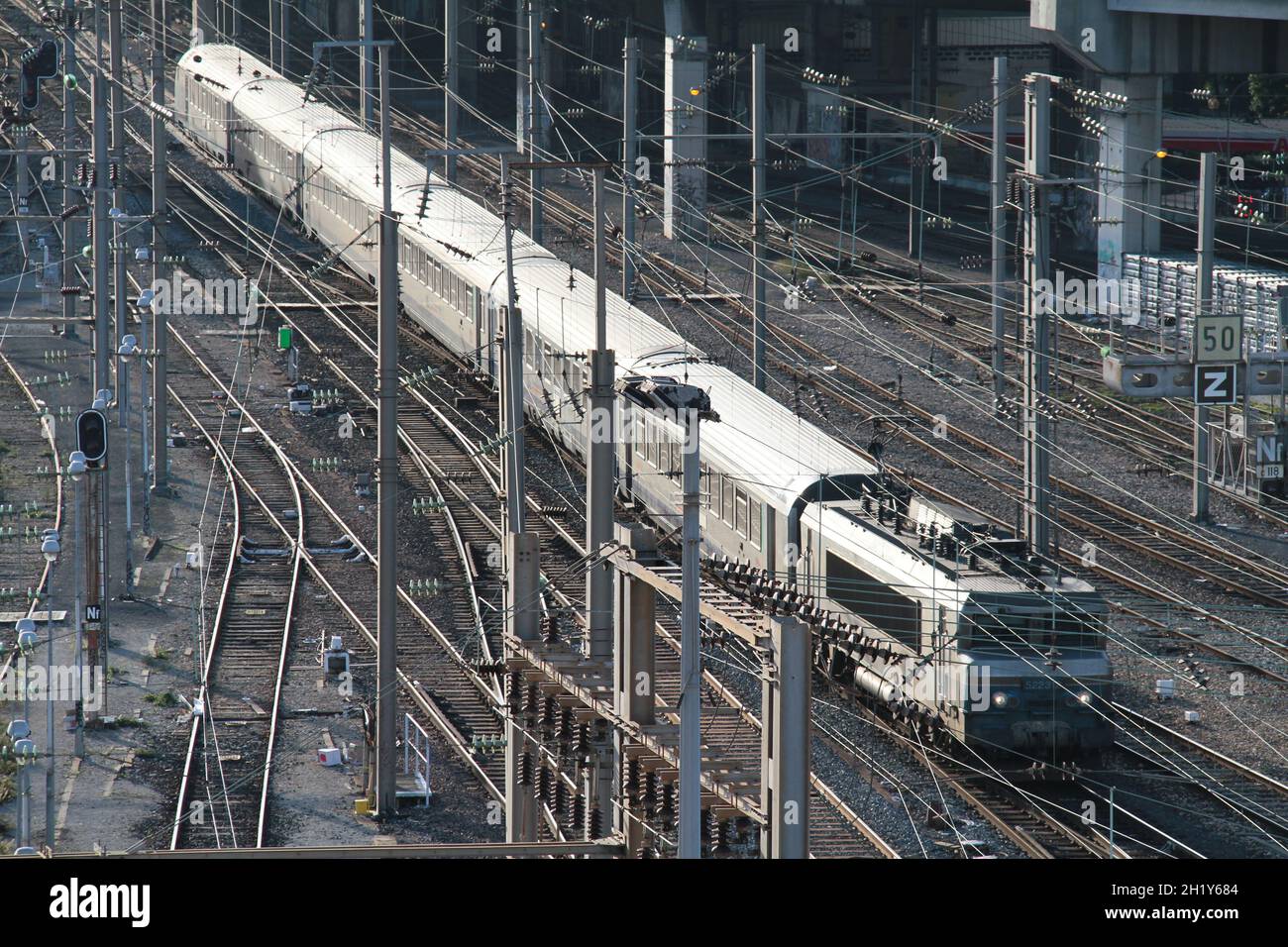 FRANCE.ALPES MARITIMES (06) GARE DE NICE Banque D'Images