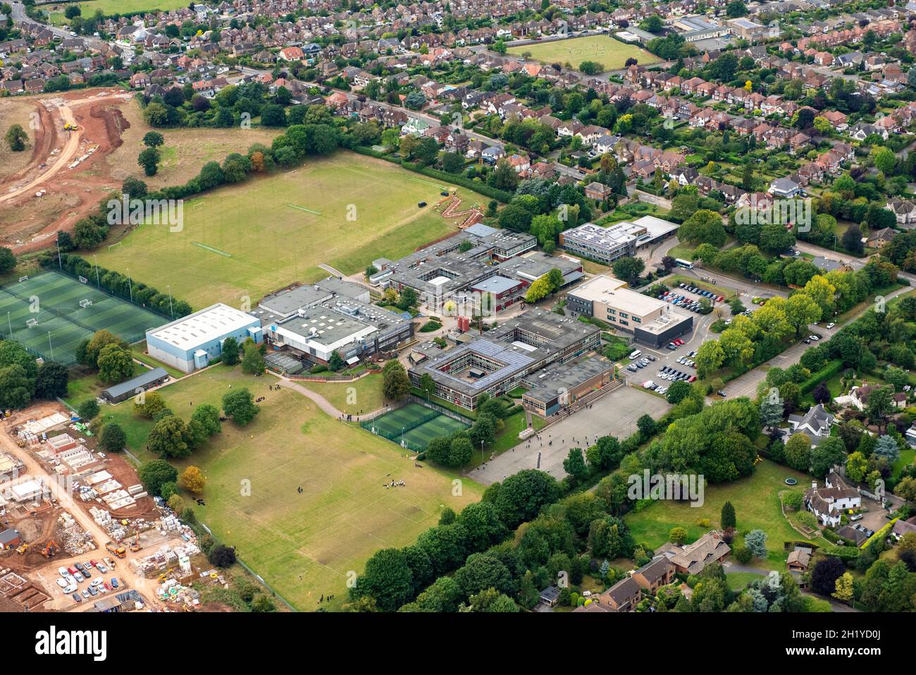 Image aérienne d'Edwalton dans le Nottinghamshire, Angleterre, Royaume-Uni Banque D'Images