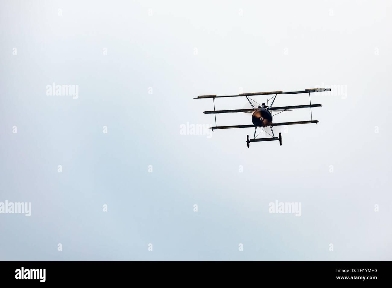 Grande équipe d'exposition de guerre - Fokker DR1 Triplane Banque D'Images