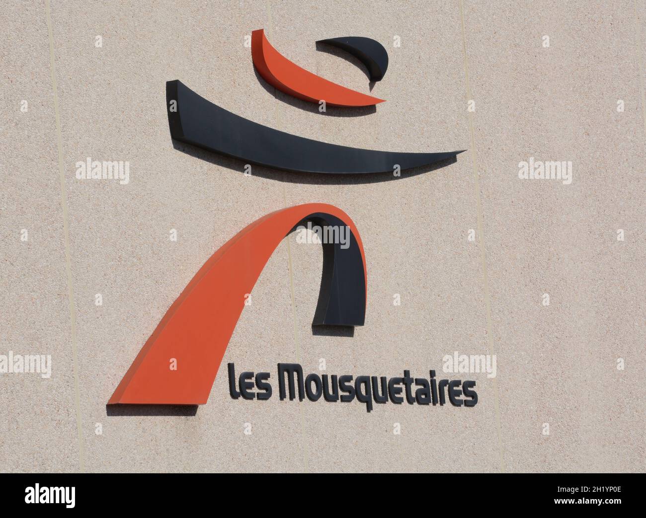 Logo du supermarché Intermarché, Issoire, France Photo Stock - Alamy