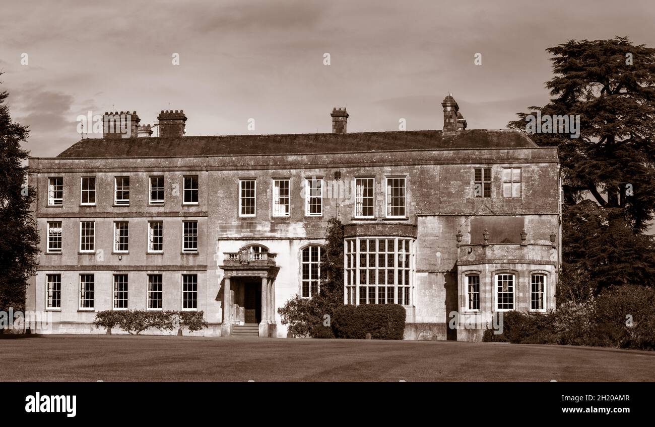 Elmore court grade II* manoir classé à Elmore, Stroud, Gloucester, Gloucestershire, Angleterre,ROYAUME-UNI Banque D'Images