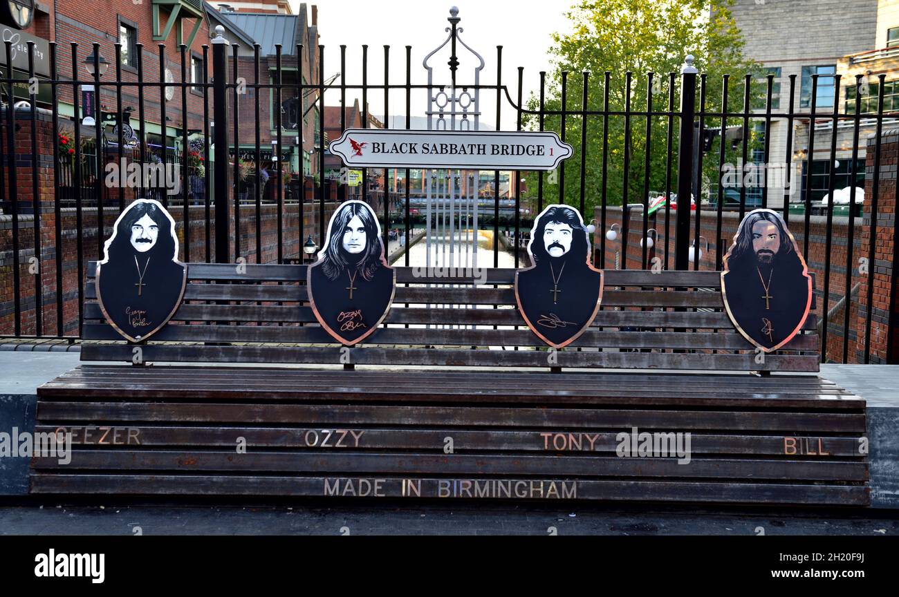 Black Sabbath Bridge, Birmingham, Royaume-Uni Banque D'Images