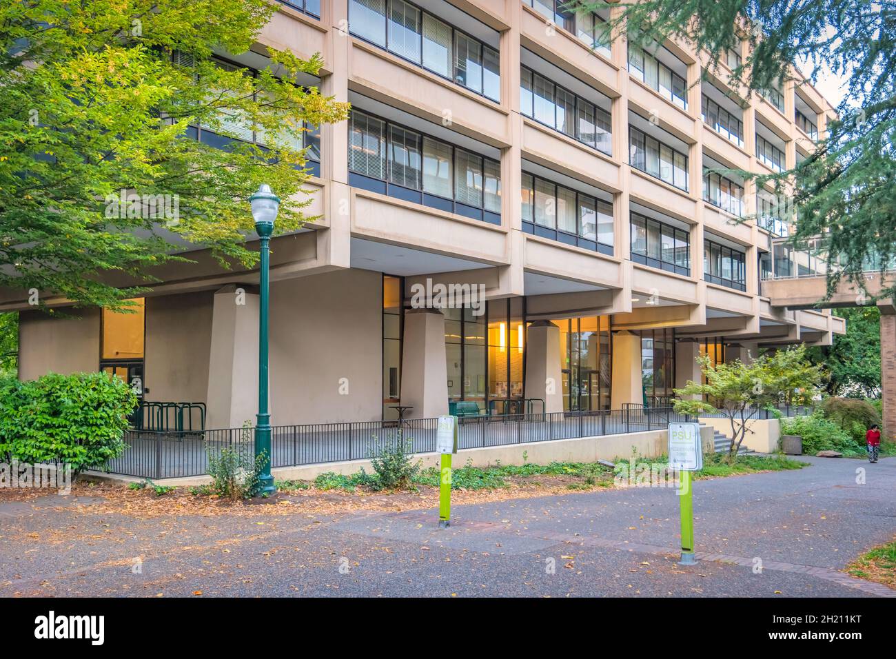 Campus de l'université d'État de Portland à Portland, Oregon, États-Unis Banque D'Images