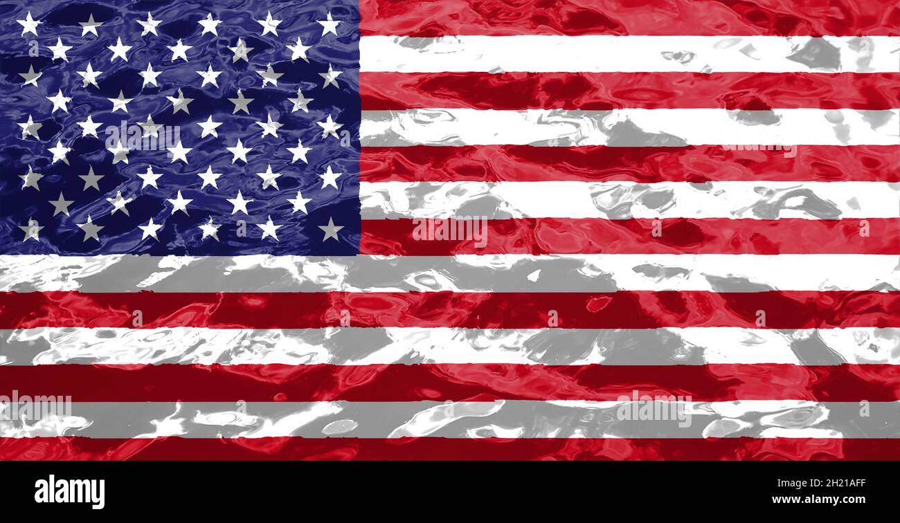 Drapeau USA sur fond de texture.Contexte des cartes de vœux pour les jours fériés aux ÉtatsUnis