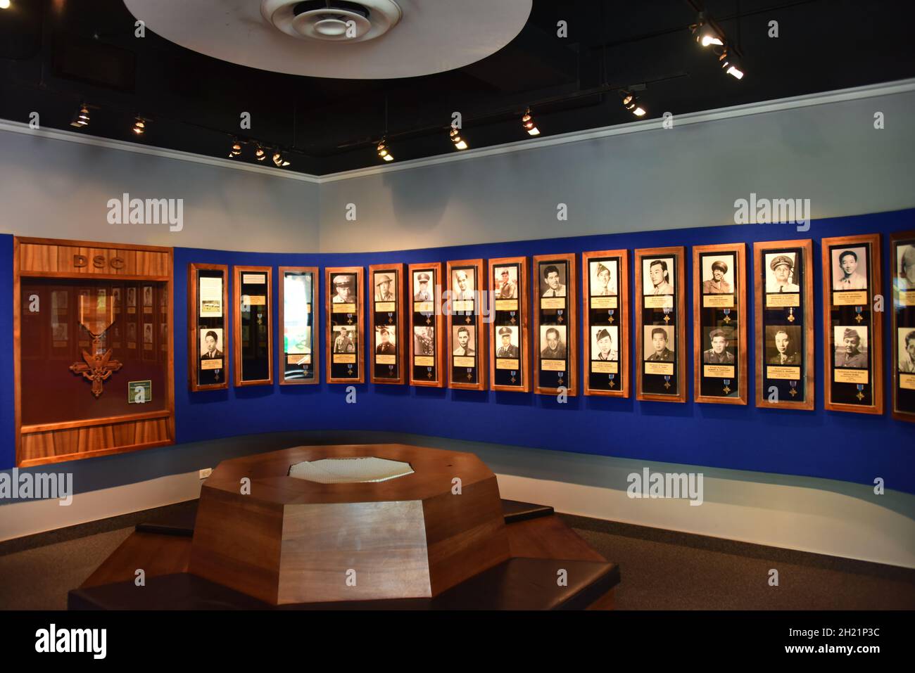 Oahu, Bonjour.ÉTATS-UNIS 6/9/2021.Fort DeRussy.Batteries construites Randolph 2 x 14 pouces fusils de marine et Dudley (qui n'existe plus) vers 1911.Musée Banque D'Images