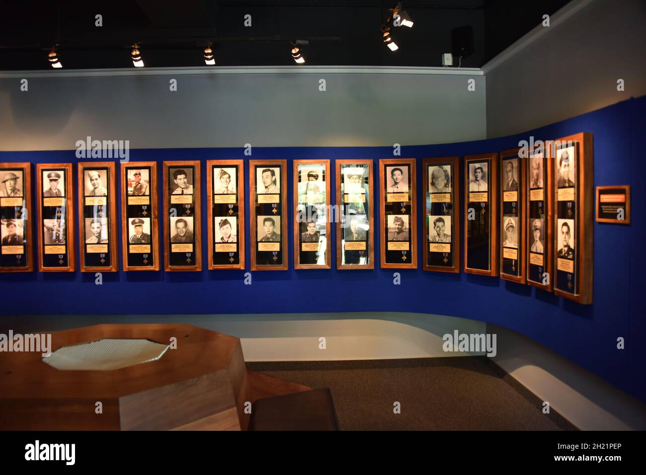 Oahu, Bonjour.ÉTATS-UNIS 6/9/2021.Fort DeRussy.Batteries construites Randolph 2 x 14 pouces fusils de marine et Dudley (qui n'existe plus) vers 1911.Musée Banque D'Images
