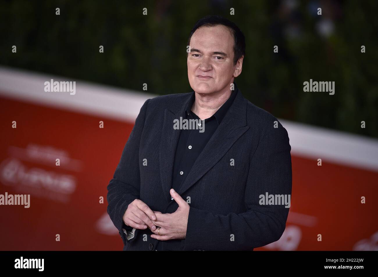 Roma, Italie.19 octobre 2021.Quentin Tarantino assiste à la rencontre étroite du tapis rouge lors du 16e Festival du film de Rome 2021 le 19 octobre 2021 à Rome, Italie.Photo de Rocco Spaziani/UPI crédit: UPI/Alay Live News Banque D'Images