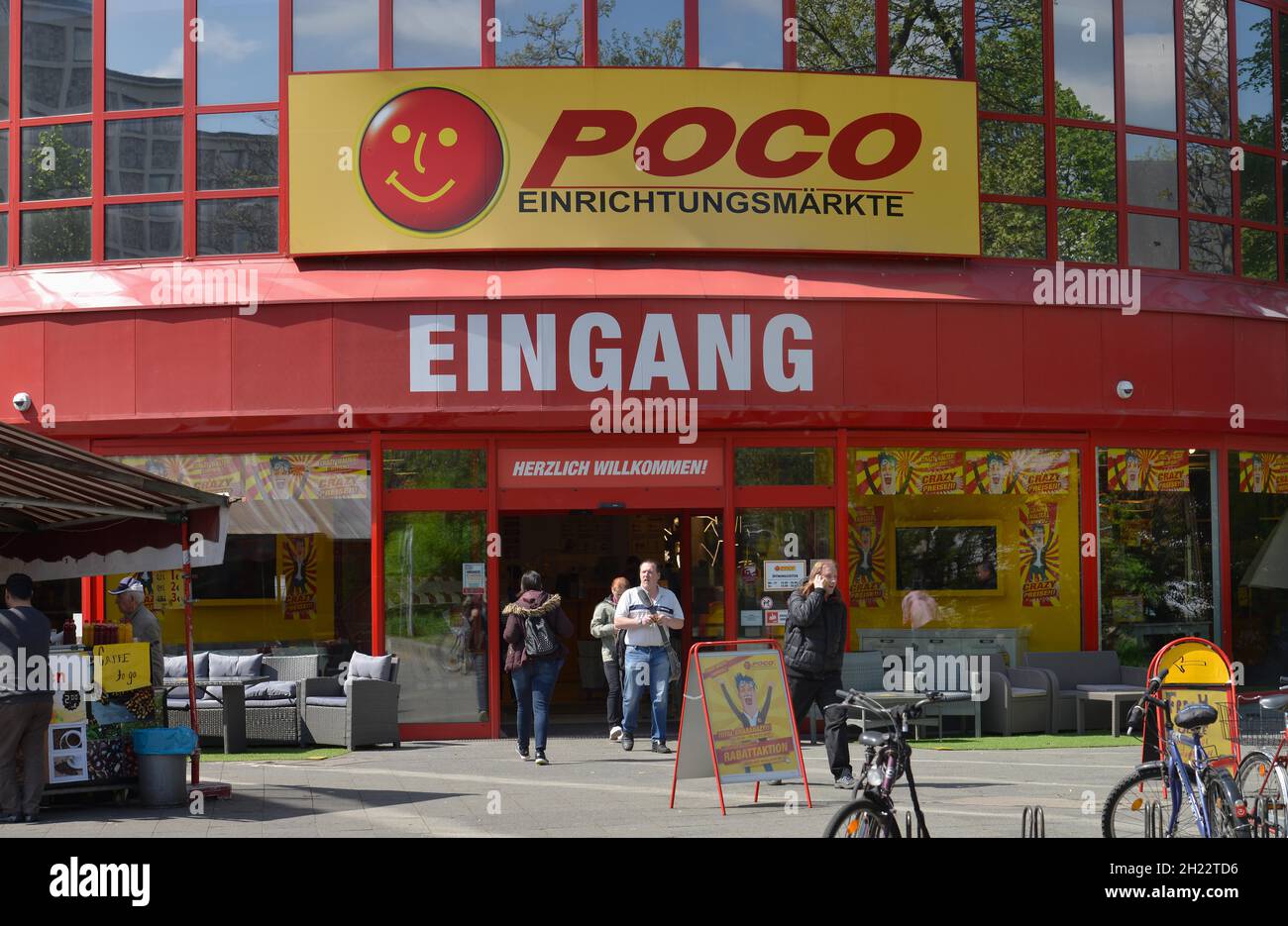 Poco, magasin de meubles, Kreuzberg, Berlin, Bluecherplatz,Allemagne Banque D'Images