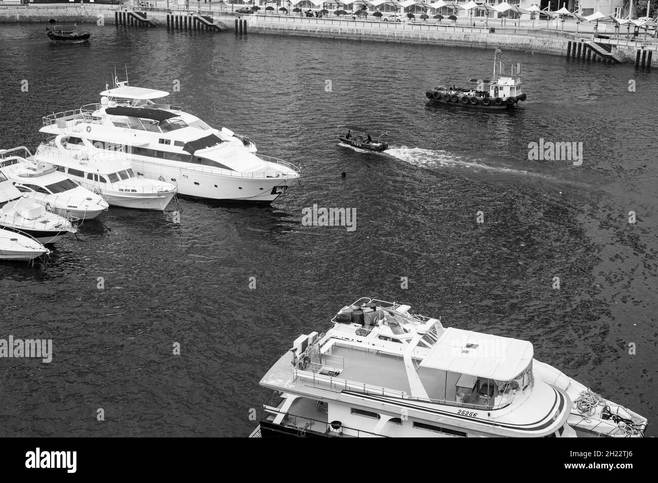 Hong Kong Yacht Banque D'Images