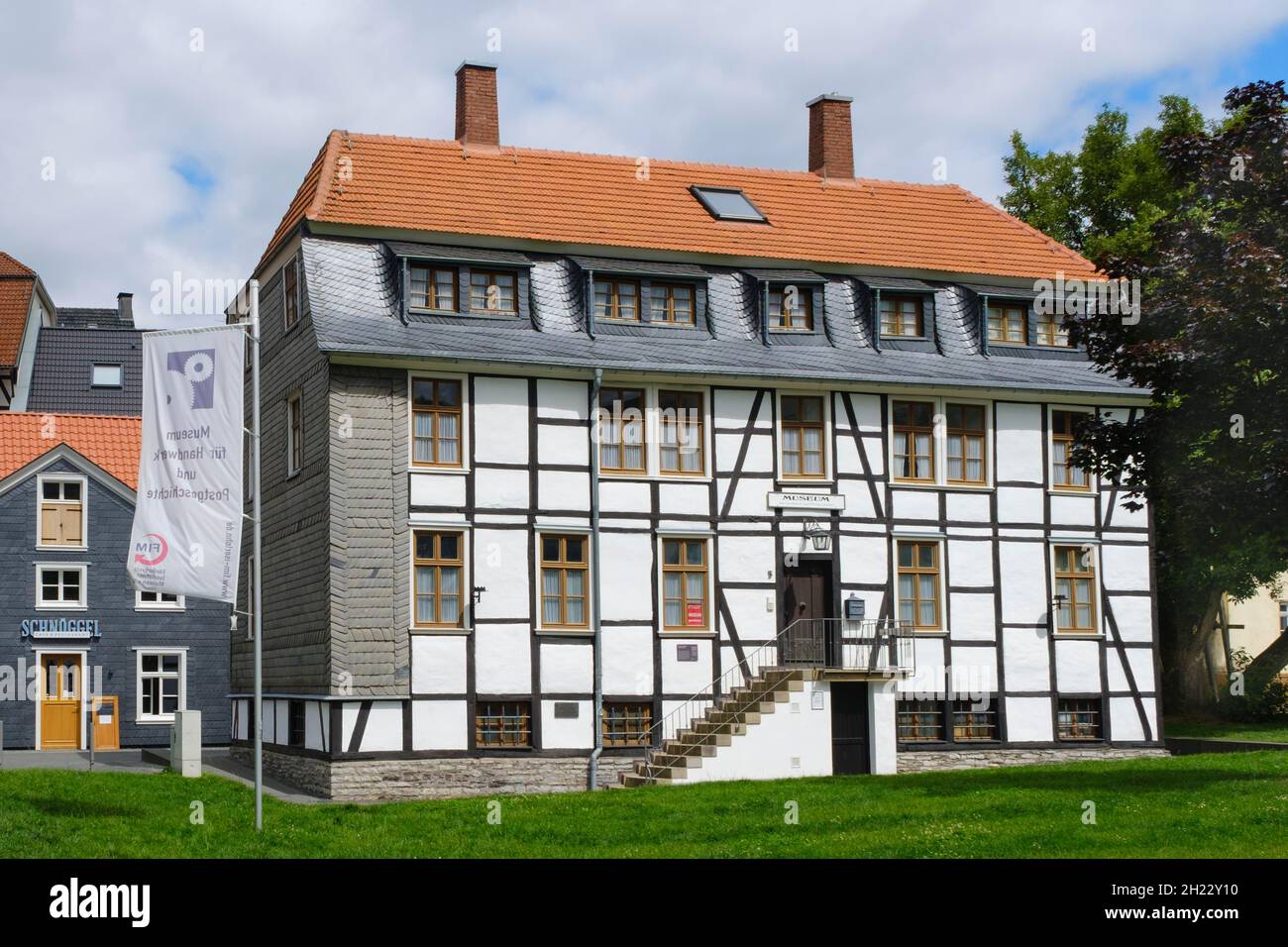 Musée de l'artisanat et de l'histoire postale, Iserlohn, pays aigre, Rhénanie-du-Nord-Westphalie, Allemagne Banque D'Images