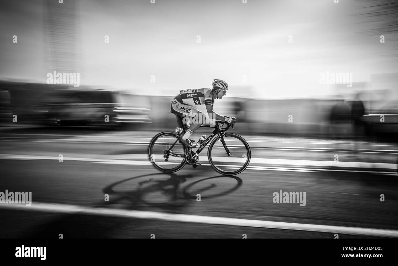 2017 E3 Hrelbeke.Aimé de Gendt. Banque D'Images