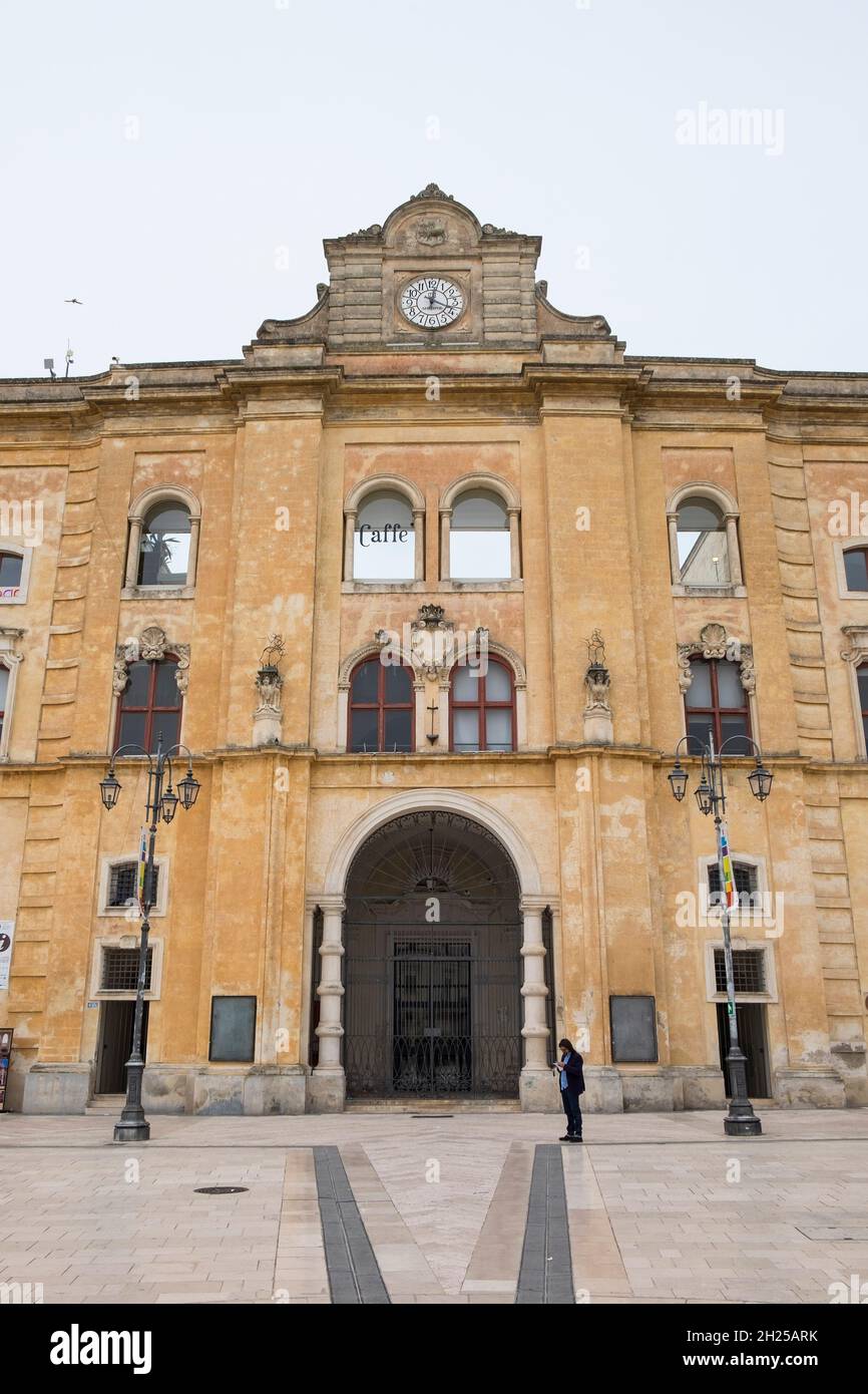 Palazzo dell'Annunziata, Piazza Vittorio Veneto, Matera Banque D'Images