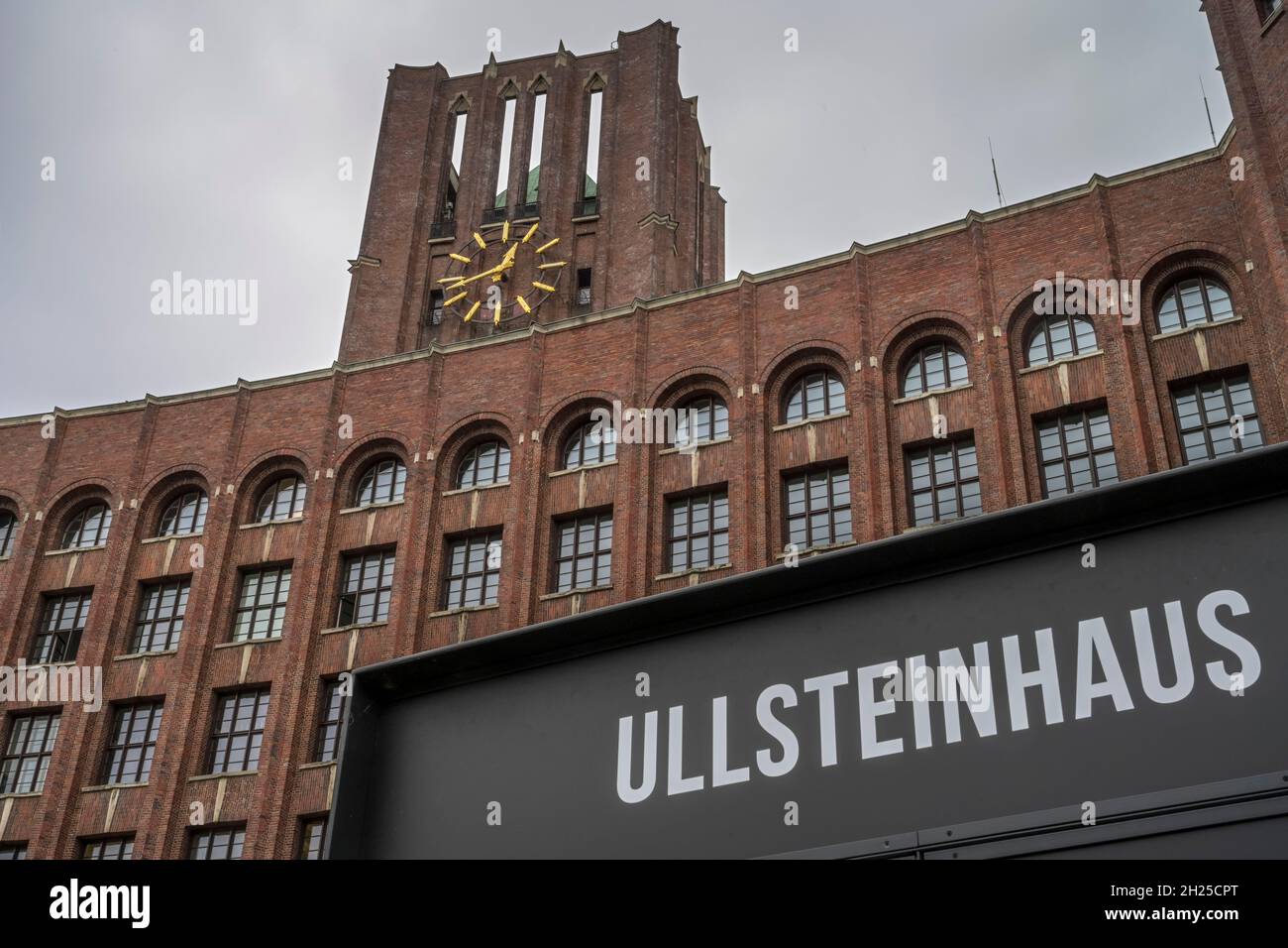 Ullsteinhaus, Ullsteinstraße, Tempelhof, Berlin, Deutschland Banque D'Images