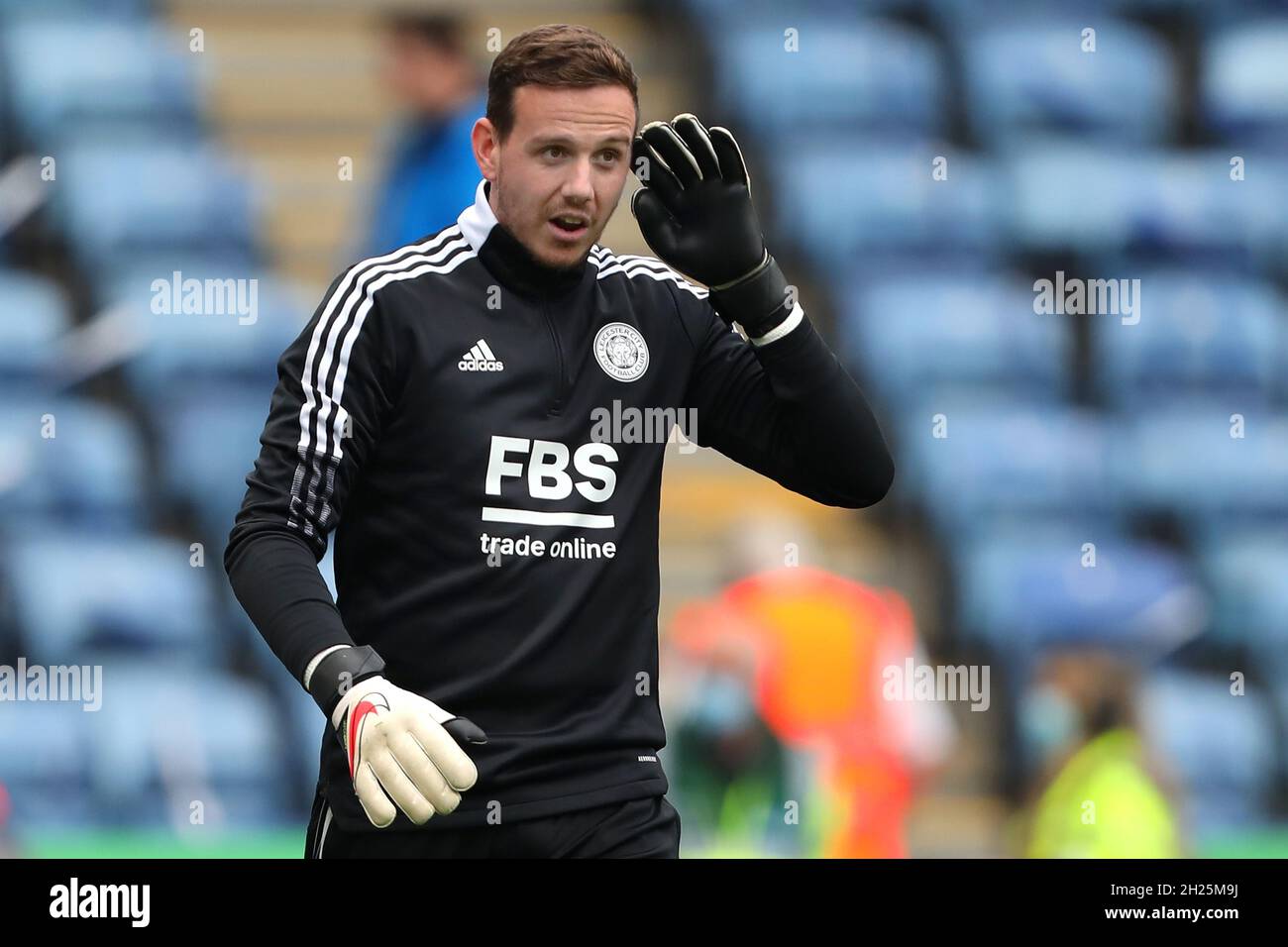 Danny Ward de Leicester City - Leicester City v Manchester United, Premier League, King Power Stadium, Leicester, Royaume-Uni - 16 octobre 2021 usage éditorial uniquement - restrictions DataCo applicables Banque D'Images
